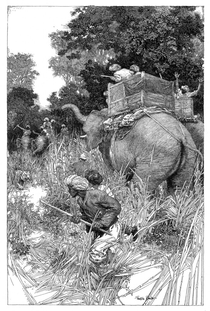 Franklin Booth -Tiger Hunt Franklin Booth -Tiger Hunt