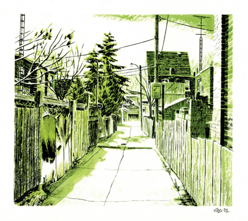Michael Cho 1 Michael Cho 1 - Back Alleys and Urban Landscapes