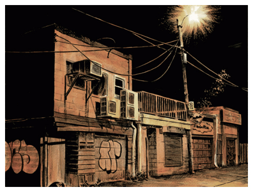 Michael Cho 2 - Back Alleys and Urban Landscapes Michael Cho 2 - Back Alleys and Urban Landscapes
