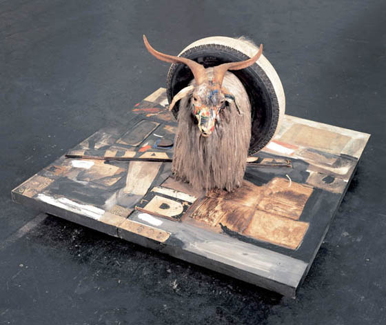 Robert Rauschenberg - Monogram (1955-59) mixed media